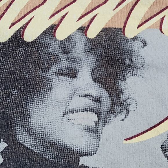 Whitney-Houston Shirt Womens M/L 19x24 Pop Music - Picture 9 of 11